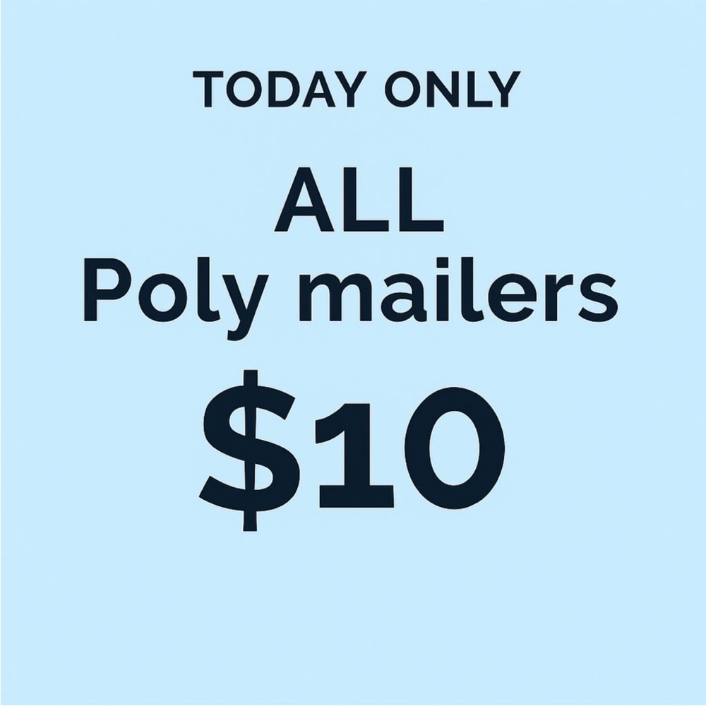 Poly Mailers Special Offer Today only
